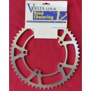 Vuelta USA Rennrad Kettenblatt, Alu, CNC-gefräßt, 130mm Lochkreis, 55 Zähne, silber, NEU