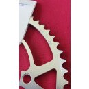 Vuelta USA Rennrad Kettenblatt, Alu, CNC-gefräßt, 130mm Lochkreis, 55 Zähne, silber, NEU