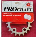Procraft Kettenblatt, Alu, 58mm Compact Lochkreis, 20...