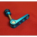 Ringlé Cam Twist Titanium Sattelstützen Schnellspanner, blau, NEU