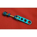 Ringlé Cam Twist Titanium Sattelstützen Schnellspanner, blau, NEU
