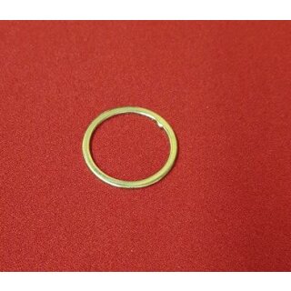 Steuersatz Ring / Spacer mit Nase für 1 1/8" Gewindegabeln, silber, NEU