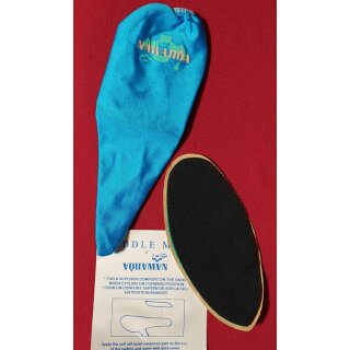 Aquaman Gelpad und Lycra Sattelüberzug, türkis-blau, NEU