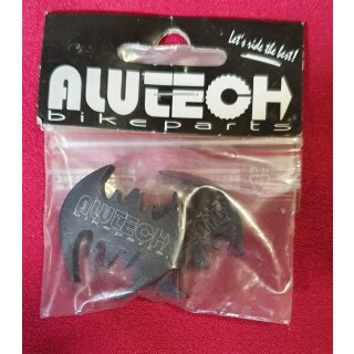 Alutech The Bat Bremsen Querzugträger, schwarz, Paar, NEU