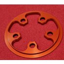 Speed-Tec Anti Chainsuck Ring / Kettenfangring, Alu, cnc-gefräßt, für 24 Zähne, 58mm Lochkreis, rot, NEU