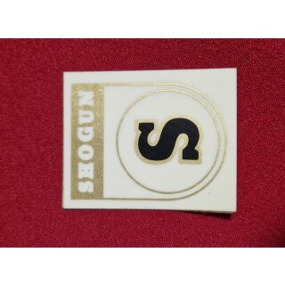 Shogun Aufkleber, Logo front, NEU