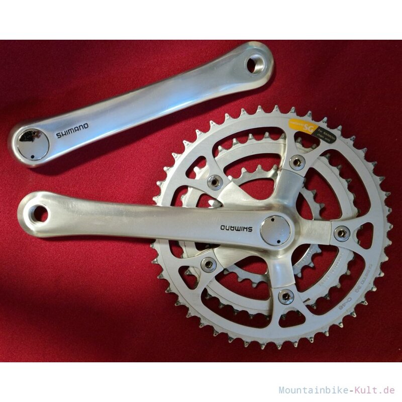 Shimano Deore XT FC-M730 Kurbeln inkl. Kettenblätter 24/36