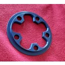 Speed-Tec Anti Chainsuck Ring / Kettenfangring, Alu, cnc-gefräßt, für 20 Zähne, 58mm Lochkreis, blau, NEU