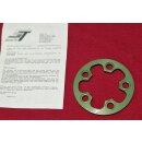 Speed-Tec Anti Chainsuck Ring / Kettenfangring, Alu, cnc-gefräßt, für 20 Zähne, 58mm Lochkreis, grün, NEU