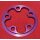Speed-Tec Anti Chainsuck Ring / Kettenfangring, Alu, cnc-gefräßt, für 26 Zähne, 74mm Lochkreis, purple, NEU