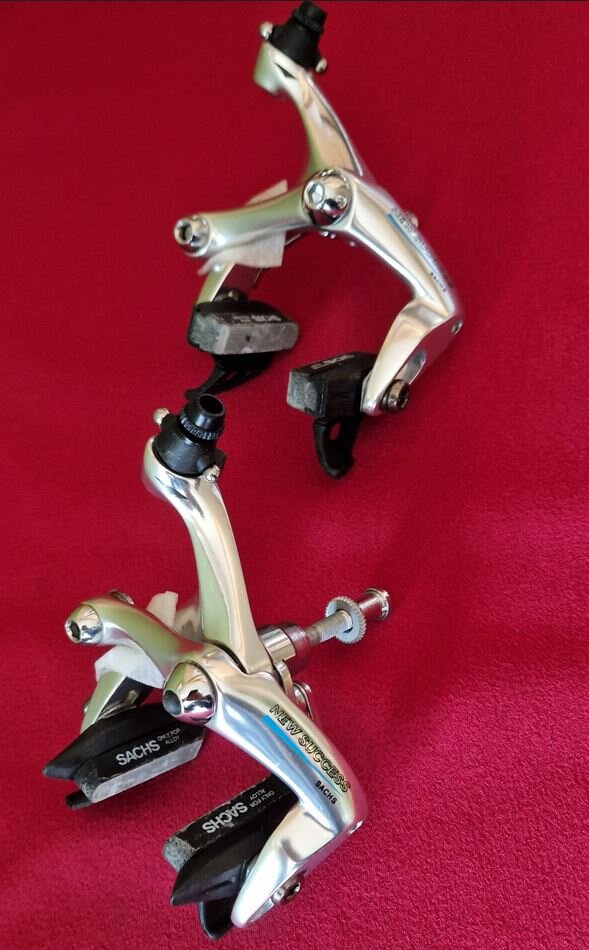 BRS 202 Rennrad Bremsen mit langen Schenkeln - silber