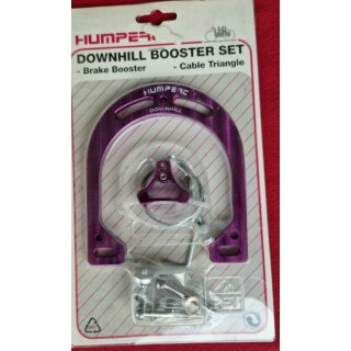 Humpert Downhill Brakebooster, cnc-gefräßt, inkl. Triangle und Querzug, purple, NEU