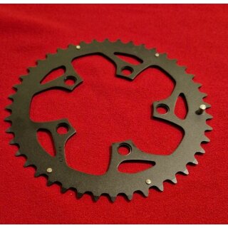 Sugino CSP Alu MTB Kettenblatt, 44 Zähne, Compact 94mm Lochkreis, schwarz, NEU