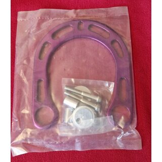 Alu Brakebooster, inkl. Schrauben, purple, NEU