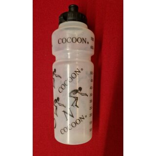 Cocoon Trinkflasche, transparent, made in Italy, 750ml, NEU