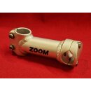 Zoom MTB Alu Vorbau, 1" Ahead, 100mm, 10°, silber matt, NEU