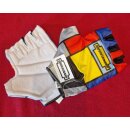 Brügelmann Team Handschuhe, kurz, bunt, M, NEU, Retro