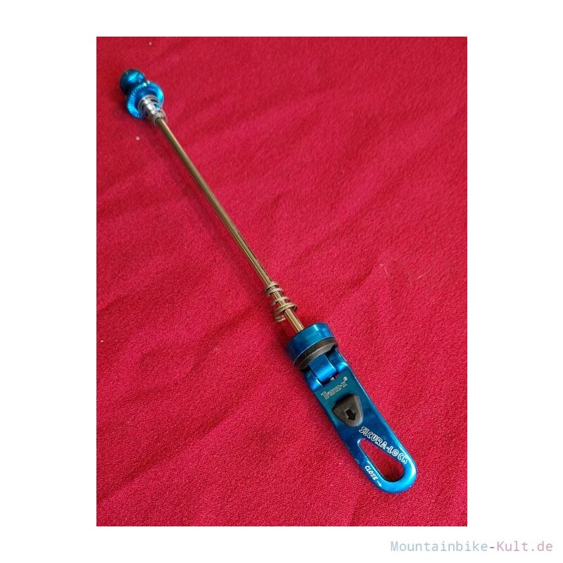 Tranz-X Secura-Lock Schnellspanner, hinten, inkl. Sicherung, blau, NE ...