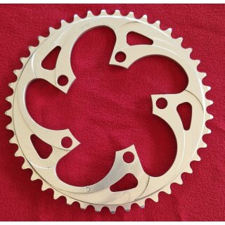 BBB BCR-01 / BCR-04 Kettenblatt, CNC-gefräßt, 94mm Compact Lochkreis, 44 Zähne, silber, NEU