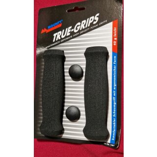 Mounty Special True Grips Moosgummi Griffe, schwarz, NEU