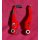 Shimano DX BR-M600 V-Brake, 1 Paar, rot, gebraucht