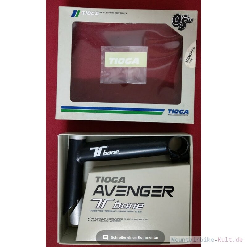 Tioga Avenger TBone CrMo Vorbau, 1 1/8" Standard, 150mm, ca. 10°, sc