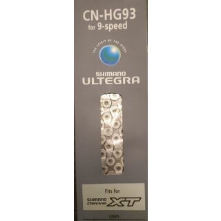 Shimano CN-HG93 9-fach Kette für Ultegra und Deore XT, 114 Glieder, NEU