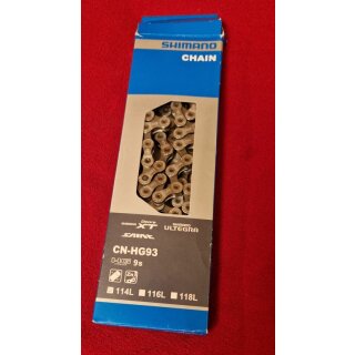 Shimano CN-HG93 9-fach Kette für Ultegra und Deore XT, 108 Glieder, aus Neurad