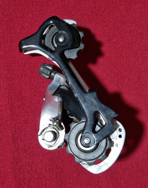 Dérailleur Arrière Shimano Deore XT RD-M737 8 Vitesses Cage Longue - Occasion Pour VTT