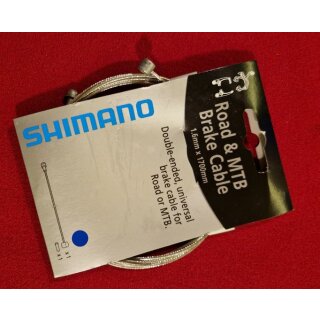 Shimano Rennrad & MTB Bremszug, 1,6mm x 1700mm, NEU