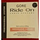 Gore Ride On Schaltzug Set für Rennräder, schwarz, NEU