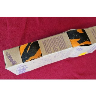 Cinelli Kork Lenkerband, made in Italy, schwarz/orange gefleckt, NEU