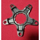 Rotor Spider, 110mm Lochkreis, cnc-gefräßt, schwarz, aus Neurad