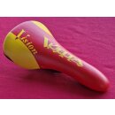 Selle Bassano Vuelta Vision Sattel, gelb/rot, Baujahr 1996, NEU