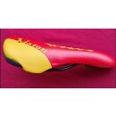 Selle Bassano Vuelta Vision Sattel, gelb/rot, Baujahr 1996, NEU