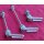 TTN Plus Ultra Light Weight Schnellspanner, Set, vorne+hinten+Sattel, silber, NEU