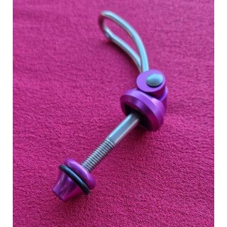 Schnellspanner für Sattelstütze, Alu, purple, NEU