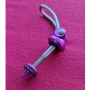 Schnellspanner für Sattelstütze, Alu, purple, NEU