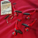 Shimano DX BR-M600 V-Brakes, vorne+hinten, rot, NEU