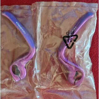 Tektro Safe Lever Bremshebel-Verlängerung für Barend-Nutzung, Alu, purple, NEU