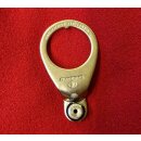 Shimano Bremszuggegenhalter, für 1" Gewindegabeln, 25,4mm, Nirosta-Stahl, silber, mit Einstellschraube, NEU