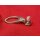 Shimano Bremszuggegenhalter, für 1" Gewindegabeln, 25,4mm, Nirosta-Stahl, silber, mit Einstellschraube, NEU