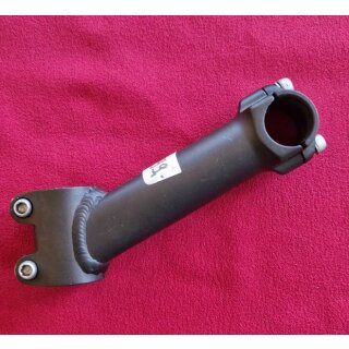 Alu Vorbau, 1 1/8“ Ahead (mit 1" Adapter), 115mm, 25°, schwarz matt, NEU