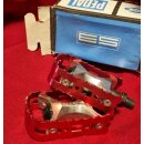 TTK BMX Pedale, Alu-Käfig, 1/2" Gewinde, rot, NEU, OVP