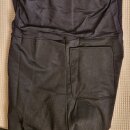 Jaques EsclassanTrägerhose mit Sitzleder / Sitzeinlage, schwarz, made in France, Größe 2 (S), NEU
