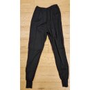 Radhose lang mit Wolle, Sitzeinlage, schwarz, made in Belgien, Größe 48 (M), NEU