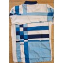 Santini Radtrikot, Jersey, langarm, made in Italy, weiß/blau, S, NEU