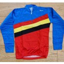 Santini Radtrikot, Jersey, langarm, made in Italy, bunt, Größe 3 (M), NEU