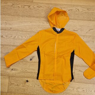 Fahrrad Regenjacke/Windjacke, made in Belgien, Größe 3 (M), orange, NEU