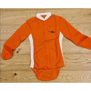 Radsport Fink Fahrrad Regenjacke/Windjacke, made in Belgien, Größe 1 (S), orange, NEU